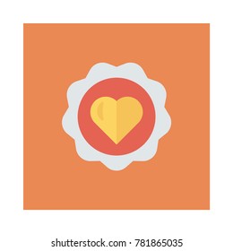 badge love and romance 