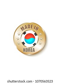 Badge made in Korea