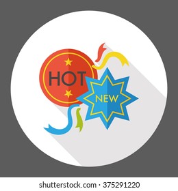 badge medal flat icon