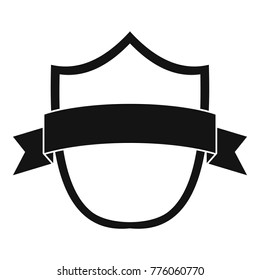Badge modern icon. Simple illustration of badge modern vector icon for web