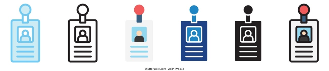 Badge multi-style icon, outline, flat, glyph, dual tone, line color. Use for UI, UX, app and web development, digital or print. for industry, education, business, financial, Human Resources theme.