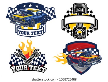 badge muscle car design