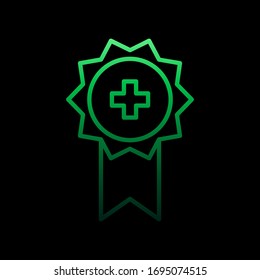 Icono de nolan de placa. Línea delgada simple, contorno vector de iconos médicos para ui y ux, sitio web o aplicación móvil