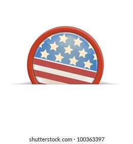 badge on July 4