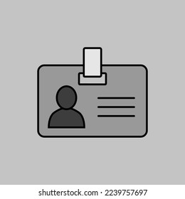 Icono de la escala de grises del contorno de la placa. Signo de área de trabajo. Símbolo gráfico para el diseño del sitio web, logotipo, aplicación, interfaz de usuario. Ilustración del vector, EPS10.