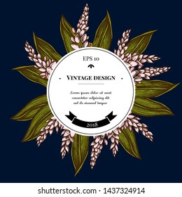 Badge over design with ginger