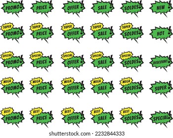 Badge promo solde price sale