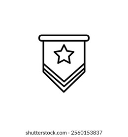 badge rank icon, simple white background eps 10, military or police