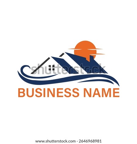 badge, realty, development, builder, realtor, technology, minimal, industry, housing, silhouette, skyline, monogram, residence, initial, architect, investment, structure, minimalist Logo Design
