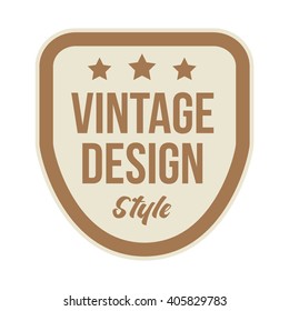 Badge Retro Premium Design Template.