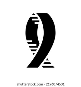 badge ribbon banner design glyph icon vector. badge ribbon banner design sign. isolated symbol illustration
