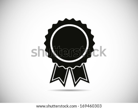 Badge With Ribbons Stockfoto © 