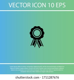  con un icono de cinta. Vector Eps 10 . Diseño plano Lorem Ipsum 