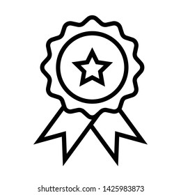 badge in school icon vector