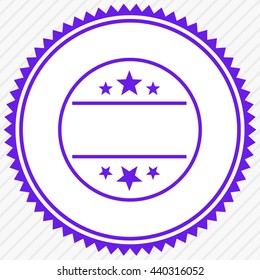 Badge, seal with empty space. Button, label template for your packaging, certificate design. vector