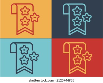 Badge Search Engine Logo Template, Simple Flat Icon of badge,seo,web