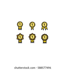 Badge set