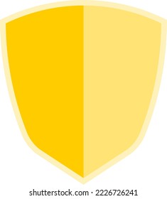 Badge Shape Design Flat Illustration