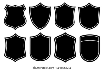 Badge Shape Vector Set - Shutterstock ID 1148563211