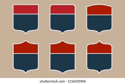 Badge Shape Vector Set