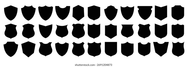 Badge Shape Vector Template Set