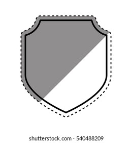 Badge shield emblem icon vector illustration graphic