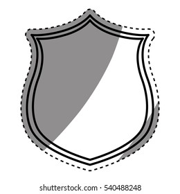 Badge shield emblem icon vector illustration graphic