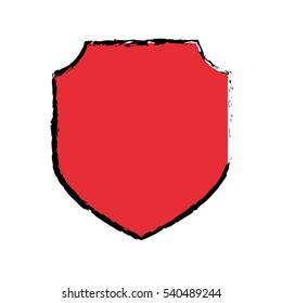 Badge shield emblem icon vector illustration graphic