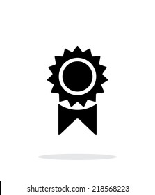 Badge simple icon on white background. Vector illustration.