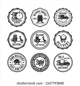 Badge Stamps delivery service collection