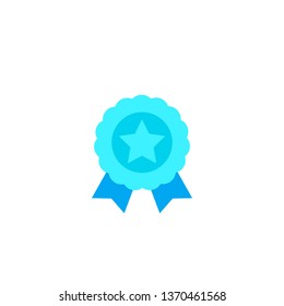 badge with star, award icon