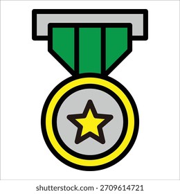 Badge Star Icon Element For Design