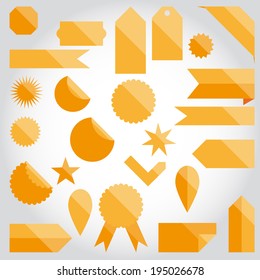 Badge Sticker Set Vector