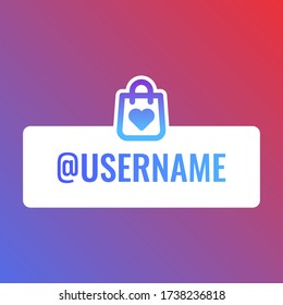 Badge Support Small Local Business Gradient Social Media