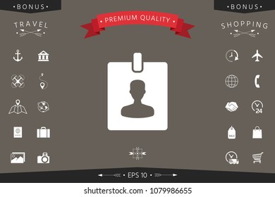 Badge symbol icon