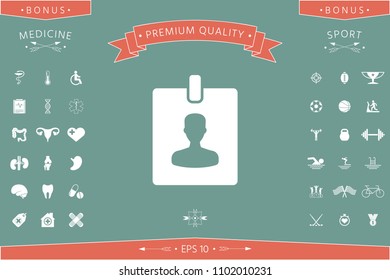Badge symbol icon
