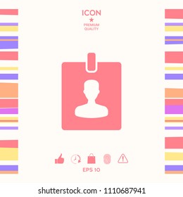 Badge symbol icon