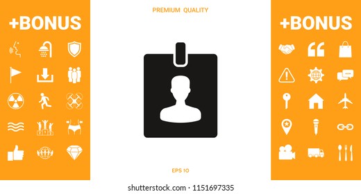 Badge symbol icon