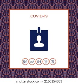 Badge symbol icon. Element for your design