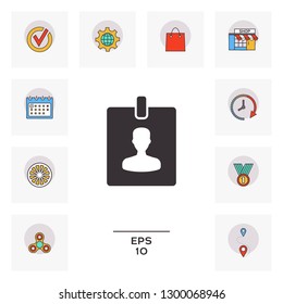 Badge symbol icon. Graphic elements for your design