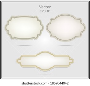 badge template. banner collection for web design and discount promotion.Vector illustration, eps10