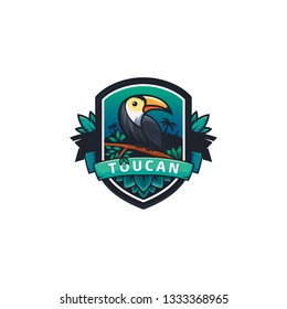 Badge Toucan logo template