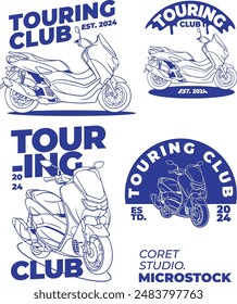 Badge Touring Club Yamaha NMAX