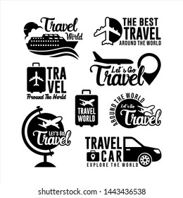 Badge Travel Logo World Collection