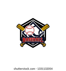 Badge Vector Baseball Logo Template