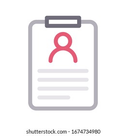 badge vector color line icon 