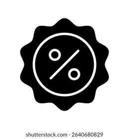 Badge Vector Design for Black Friday Promotion. Special deal label illustration, discount tag concept, marketing sticker