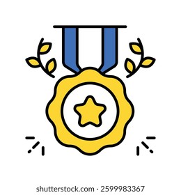 Badge vector filled outline EPS 10 file