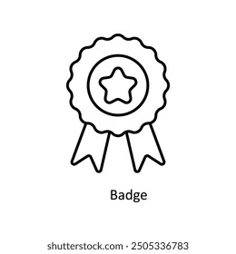 Ilustración de diseño de icono de Vector de insignia. Símbolo de Diseño gráfico sobre fondo blanco EPS 10 Archivo