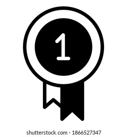 icono de glifo vectorial de insignia, icono de escuela y educación